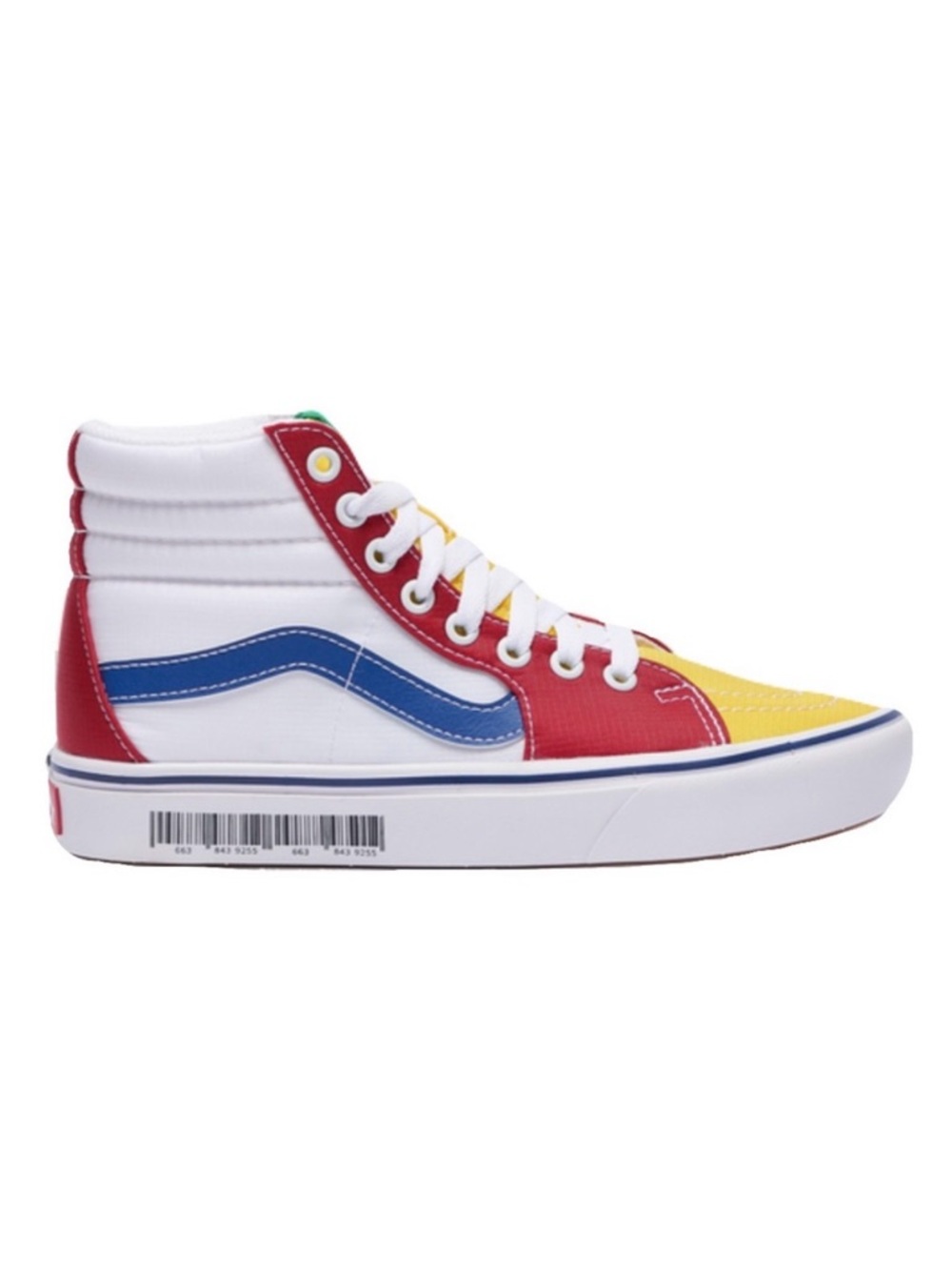 LIKE NEW VANS Youth Size 5 ComfyCush Old Skool SK8-Hi RetroMart Barcode Sneaker